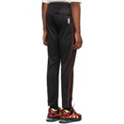 Marcelo Burlon County of Milan Black and Red NBA Edition Chicago Bulls Track Pants