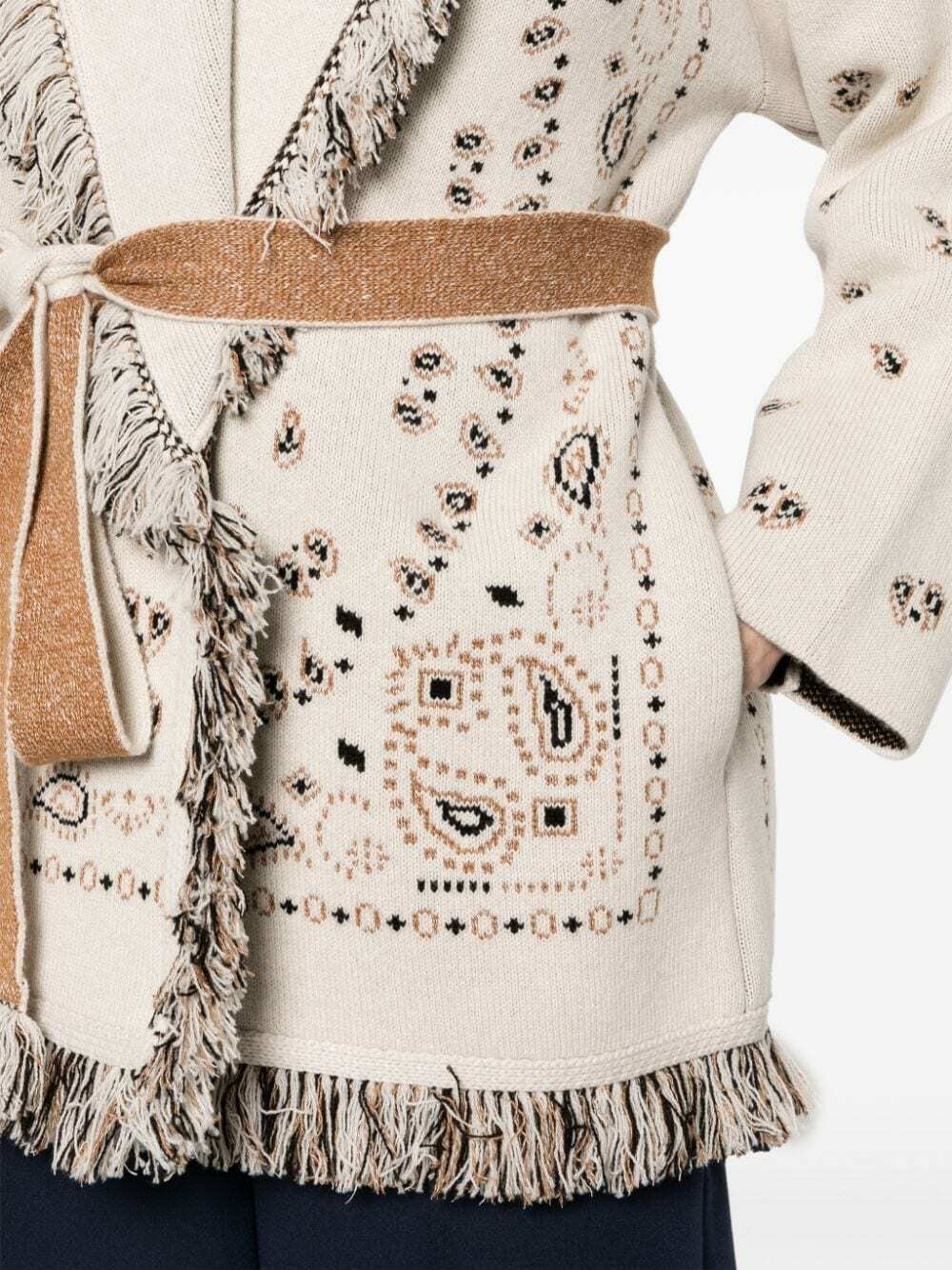 Tシャツ・カットソー ALANUI Embroidered Cashmere Blend Bandana Blanket Alanui Embroidered Cashmere Blend Bandana Blanket | italist