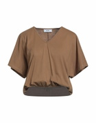 Jijil Womens T-shirt Khaki