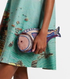 Staud Pesce beaded clutch