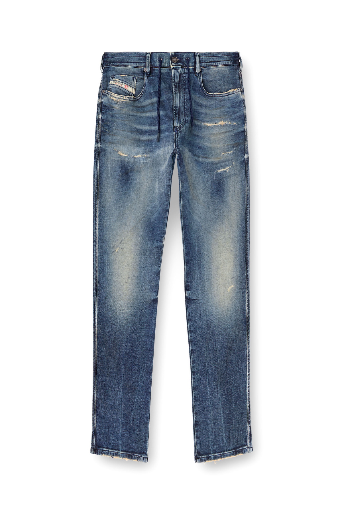 Diesel Slim 2060 D-Strukt Joggjeans - Jeans Mens in Blue Diesel