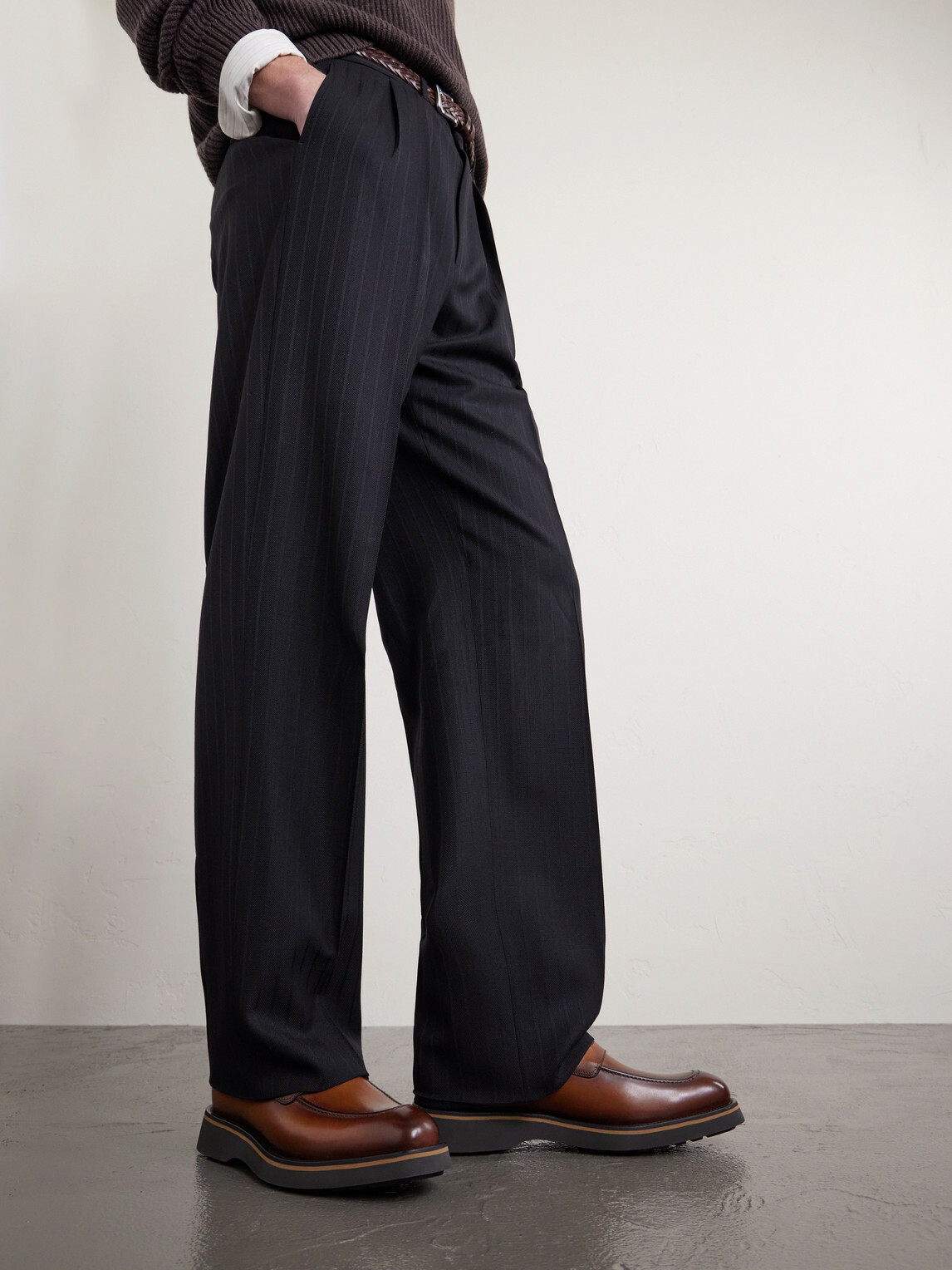 Berluti - Alessio Venezia Leather Loafers - Brown