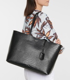 Jimmy Choo - Nine2Five Medium croc-effect leather tote
