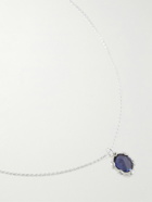 Bleue Burnham - Nature Knows Best Sterling Silver Sapphire Pendant Necklace