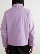 Abc. 123. - Logo-Embroidered Padded Ripstop Jacket - Purple