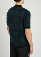 Fred Perry Tartan Cotton Shirt Navy