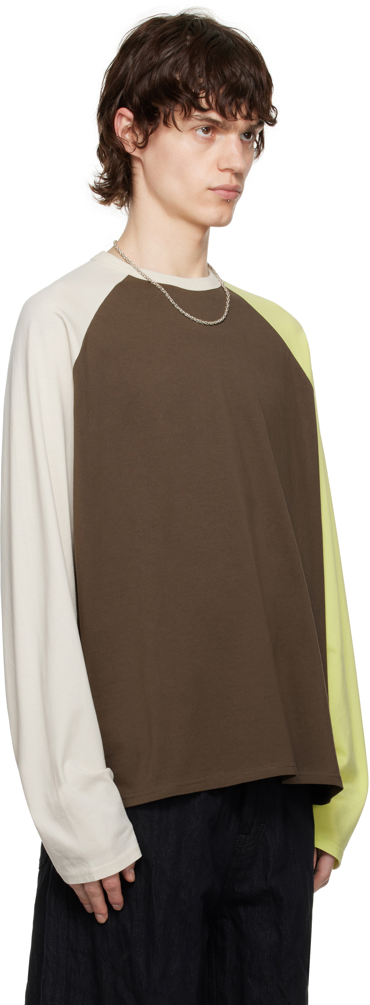 Still Kelly Brown & Off-White Baseball T-shirt