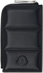Moncler Black Quilted Leather Card Holder