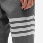 Thom Browne Men's 4 Bar Track Trouser in Medium Grey