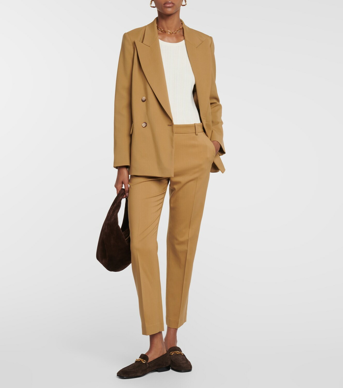 Joseph Eliston wool gabardine straight pants Joseph