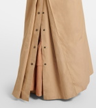 Chloé Scarf-detail cotton coat