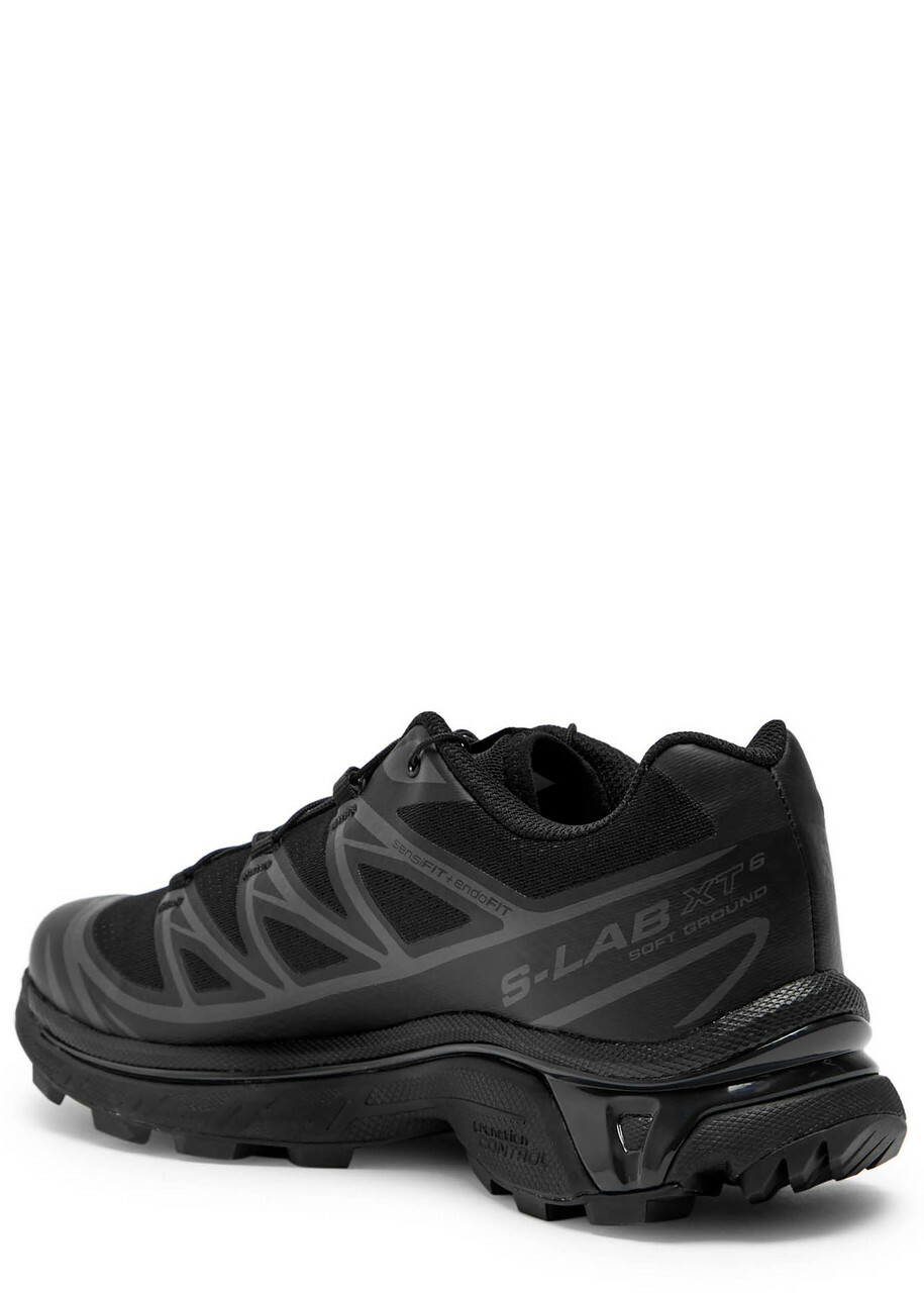 Salomon XT-6 Panelled Mesh Sneakers Black