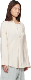 Studio Nicholson Beige Pampa Blouse