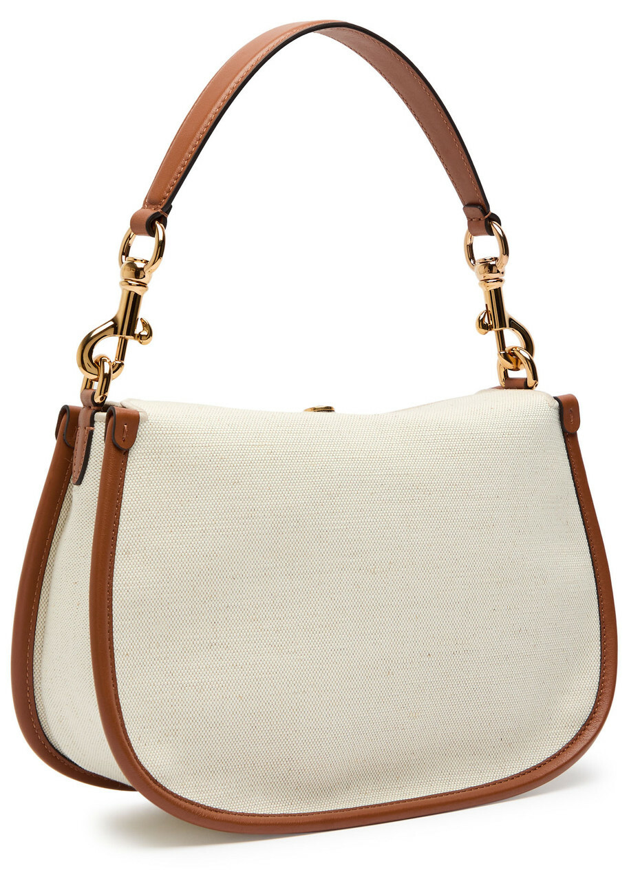 Etro Pony Canvas and Leather Cross-body bag - Beige - One Size