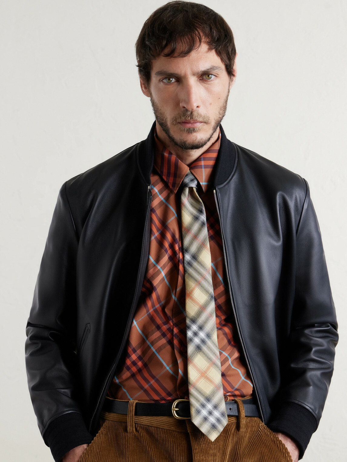 Burberry - 7cm Checked Mulberry Silk-Jacquard Tie