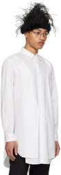 Comme des Garçons Homme Plus White Vented Shirt