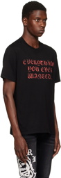 AMIRI Black Wes Lang Edition Everything T-Shirt