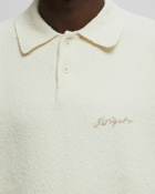 Axel Arigato Scribble Polo Sweater White Mens Sweatshirt