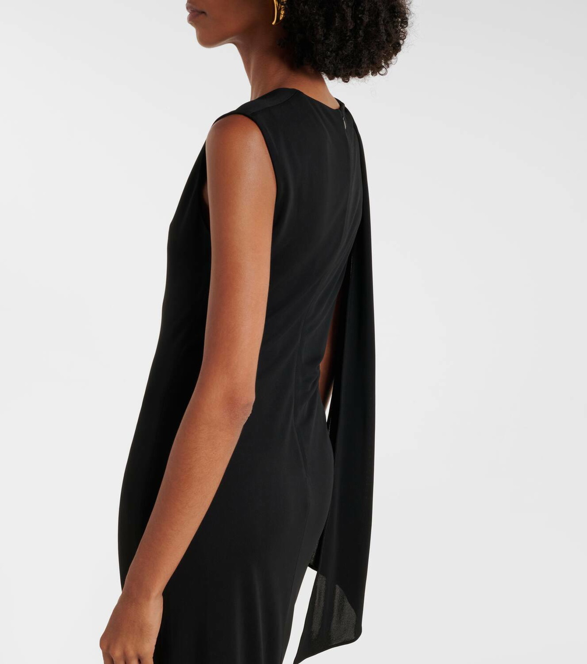Tom Ford Scarf-detail crpe jersey cocktail dress TOM FORD