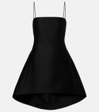 Balenciaga Wool and silk minidress