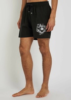 Amiri Hollywood Printed Swim Shorts Black