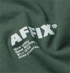 AFFIX - Logo-Print Cotton-Jersey T-Shirt - Green