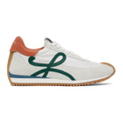 Loewe Off-White and Grey Flow Runner Sneakers