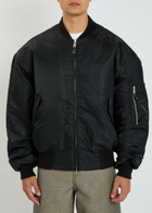 Entire Studios Broad Padded Nylon Bomber Jacket Black