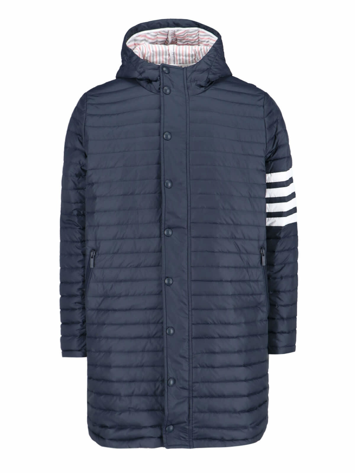 【送料&関税込】Thom Browne Down Jacket Thom Browne Black & White 4-Bar Reversible Down Jacket Thom