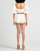 Magda Butrym Womens Shorts & Bermuda Shorts Cream