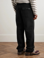 Noah - Fatigue Straight-Leg Cotton-Jersey Sweatpants - Black