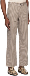 Saturdays NYC Brown George Trousers