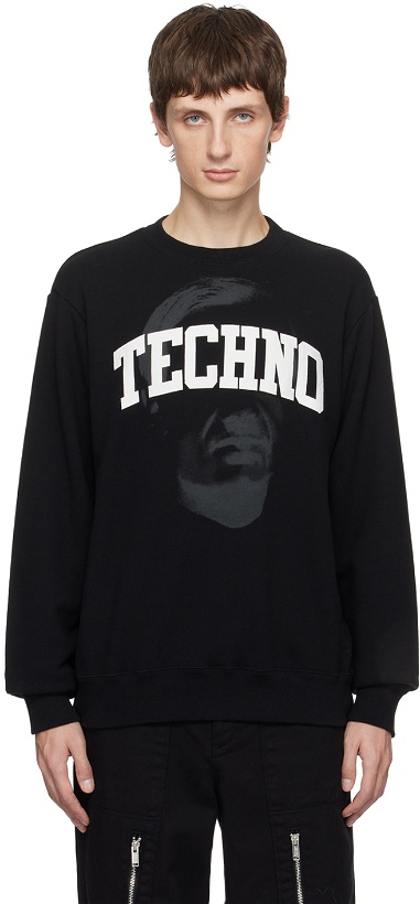 Photo: UNDERCOVER Black 'Techno' Sweatshirt