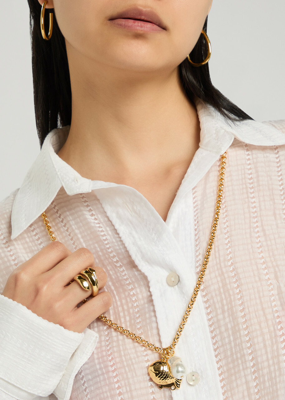 Timeless Pearly 24kt Gold-plated Necklace - One Size