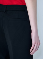 GANNI Bonded Crepe Belted Pants