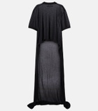 Balenciaga Draped cotton jersey T-shirt