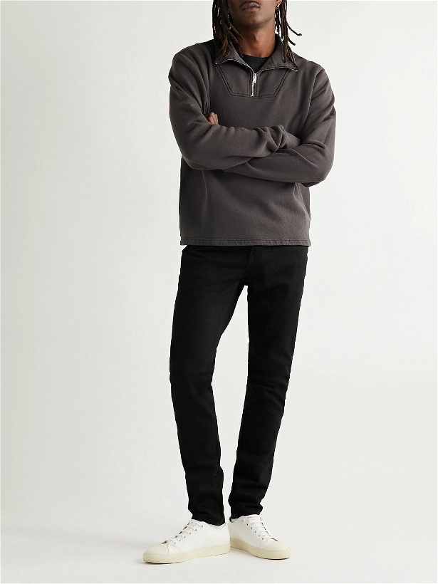 Photo: FRAME - L'Homme Skinny-Fit Stretch-Denim Jeans - Black