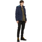 PS by Paul Smith Navy Down Hooded Jacket