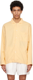 Tekla Yellow Oversized Pyjama Shirt