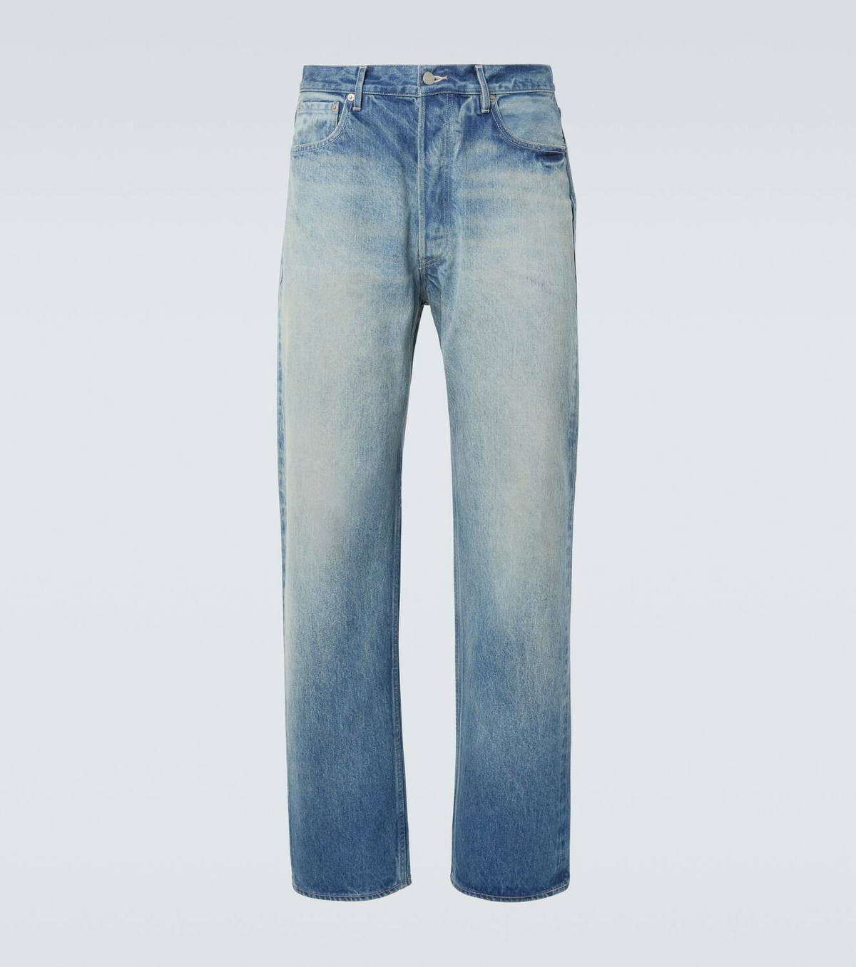 Auralee Faded wide-leg jeans Auralee