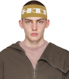 Rick Owens DRKSHDW Yellow 'HRDR' Headband