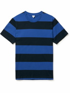 ARKET - Niko Striped Organic Cotton-Jersey T-Shirt - Blue