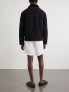 Mr P. - Corduroy-Trimmed Organic Cotton Coach Jacket - Black
