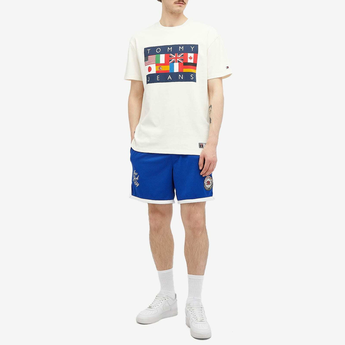 Tommy Jeans Men's Archive Games Shorts in Phthalo Blue