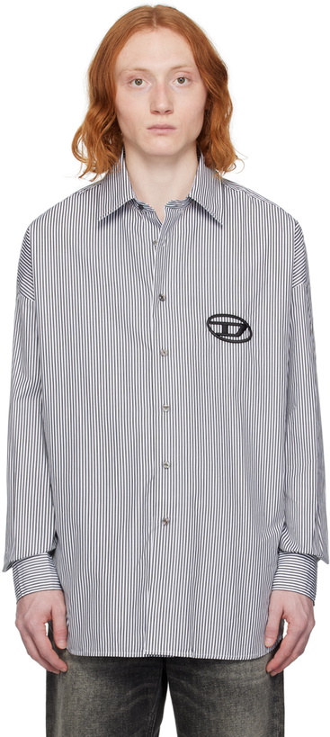 Photo: Diesel Black & White S-Douber Shirt