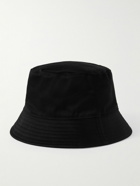 nanamica - Logo-Embroidered Cotton-Blend Twill Bucket Hat - Black