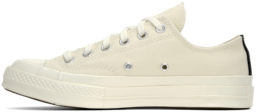 COMME des GARÇONS PLAY Off-White Converse Edition Chuck 70 Low Top Sneakers
