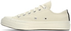 COMME des GARÇONS PLAY Off-White Converse Edition Chuck 70 Low Top Sneakers