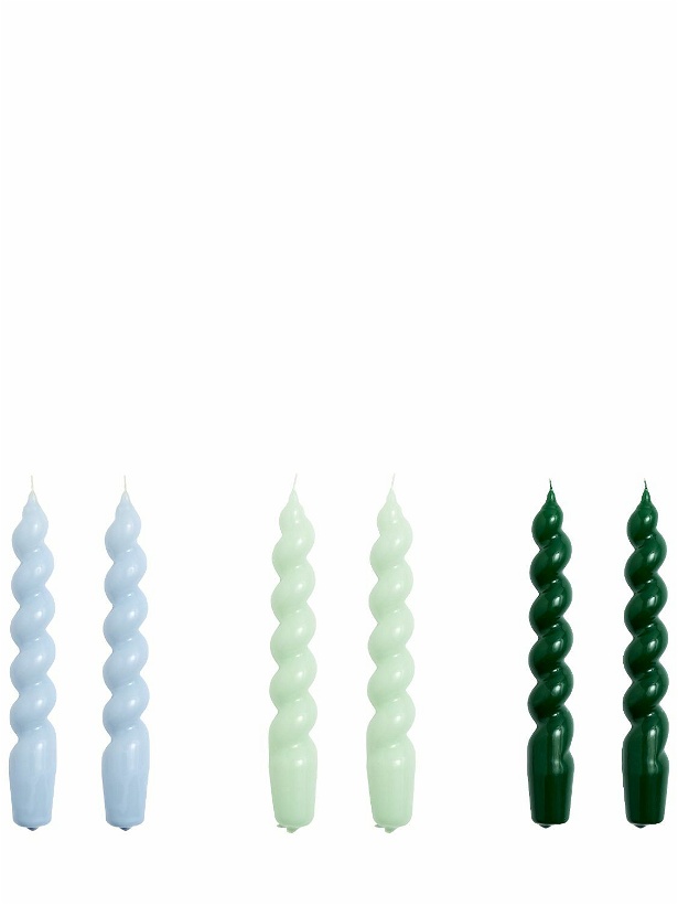 Photo: HAY - Set Of 6 Spiral Candles