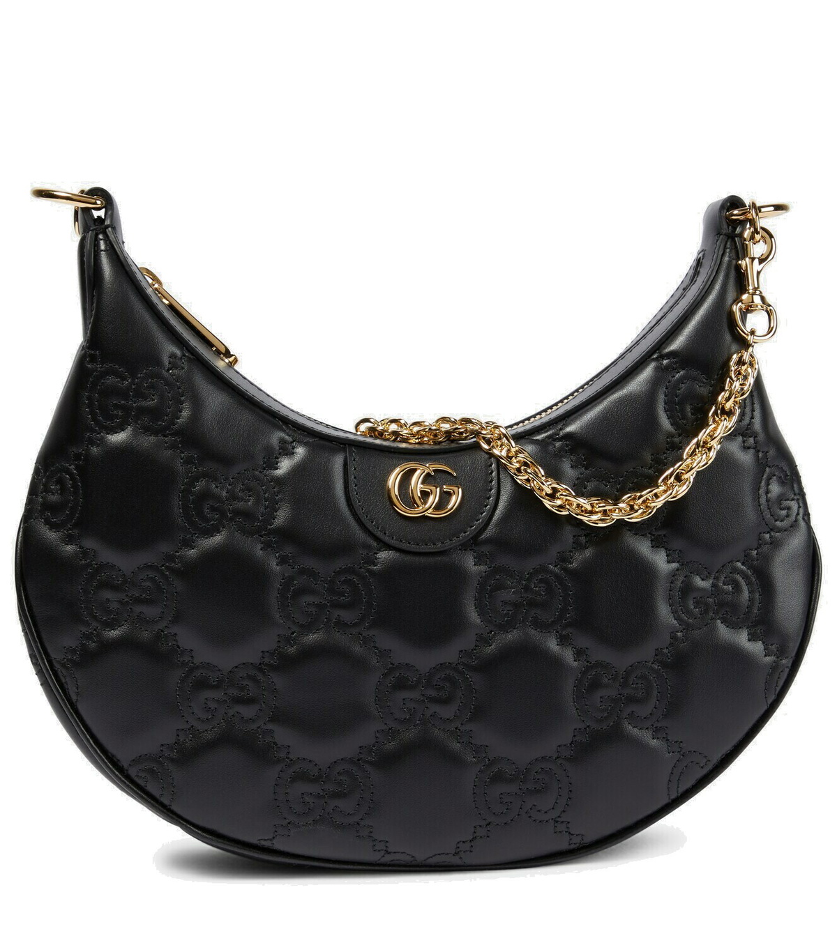 バッグ SS1999 GUCCI LEATHER SHOULDER BAG GUCCI B Large $4600 Black Soft Grainy Leather Shoulder Bag
